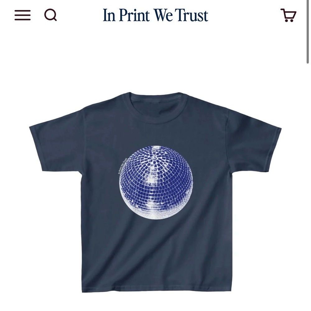 In Print We Trust-Disco Graphic Tee